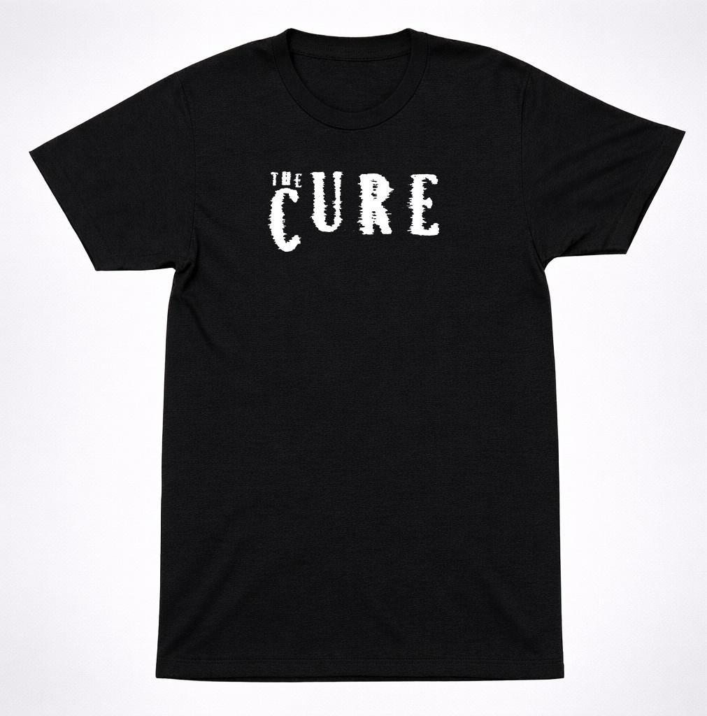 Футболка с логотипом The Cure Готик-рок Пост-панк Новая волна Альтернативная группа Футболка