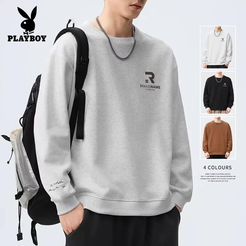 PLAYBOY Мужская повседневная свободная толстовка