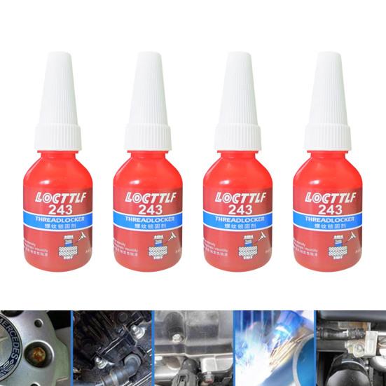 242/243, 10 мл, резьбовой фиксатор, антикоррозийный, термостойкий, длительный срок службы, компактный винтовой фиксатор, клеевой винт