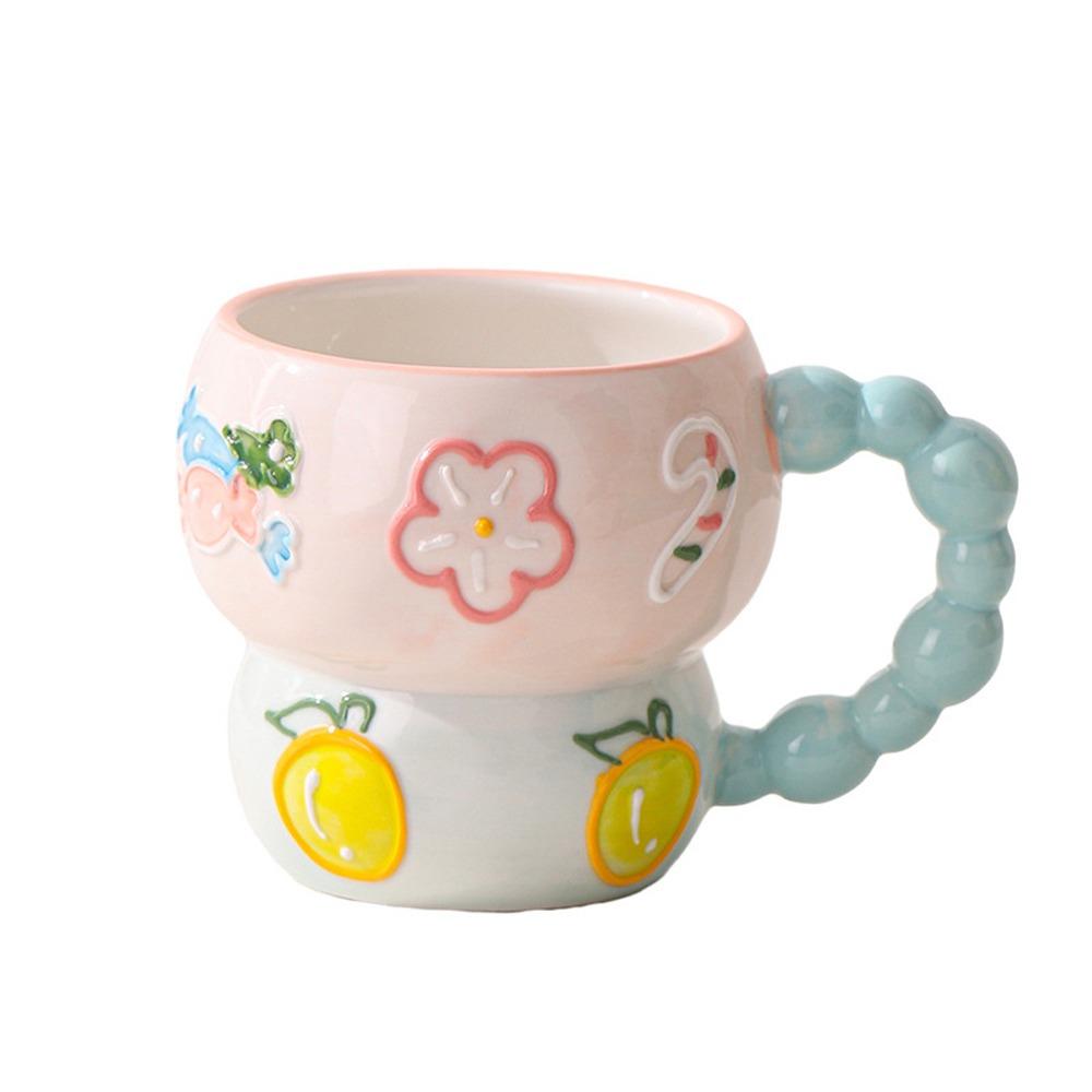 Милая керамическая чашка для завтрака, форма тыквы, кофейная кружка, оригинальная чашка для воды, праздничный подарок