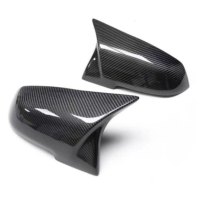 For BMW 1 2 3 4 Series F20 F30 F31 F32 F36 2012 - UP 320i 328i 330d 335i M3 M4 Look Replacement Style Carbon Fiber Mirror Cover