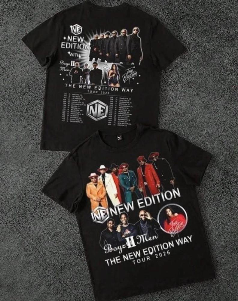 NE The New Edition Way Tour 2026 Tshirt Gif Fan Unisex T-Shirt