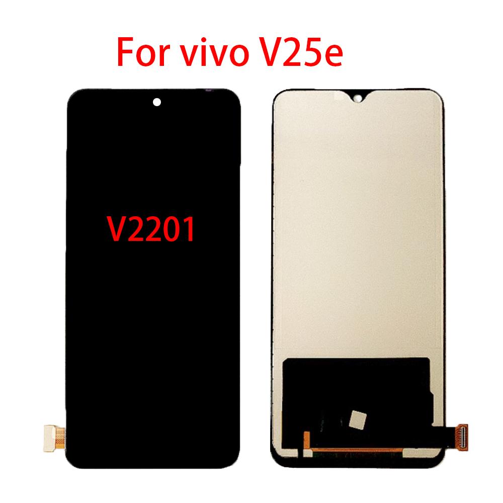 TFT ЖК-экран для Vivo V25e, ЖК-дисплей, дигитайзер сенсорного экрана, полная замена в сборе