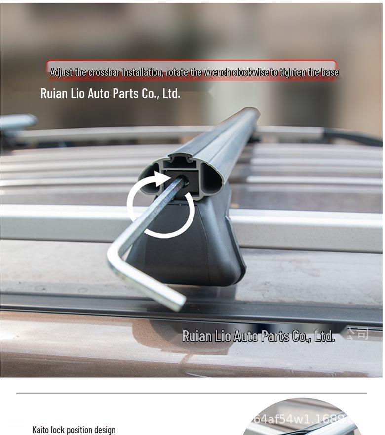 Внедорожный багажник на крышу из алюминиевого сплава с поперечинами для автомобилей и путешествий