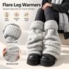 Flare Style Flare Leg Socks Knee-Length Knee-Length Socks Soft Leg Warmers  Daily Wear