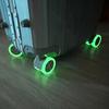 Yousheng 8Pcs Silicone Luggage Wheel Covers Noiseless Fluorescent Suitcase Wheel Silent Sleeves Wheels Protector for Travel