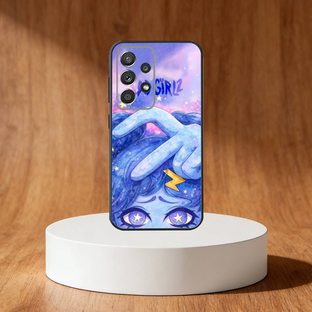 Чехол для телефона Singer J-Junior H для Samsung S25, S24, S21, S22, S23, S30, Ultra, S20, Plus, Fe, Note, 10, 9, 5G Черный
