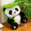 Creative Lotus Leaf Giant Panda Doll Lotus Leaf Hat National Treasure Panda Plush Toy Boys And Girls Doll Children'S Red Panda