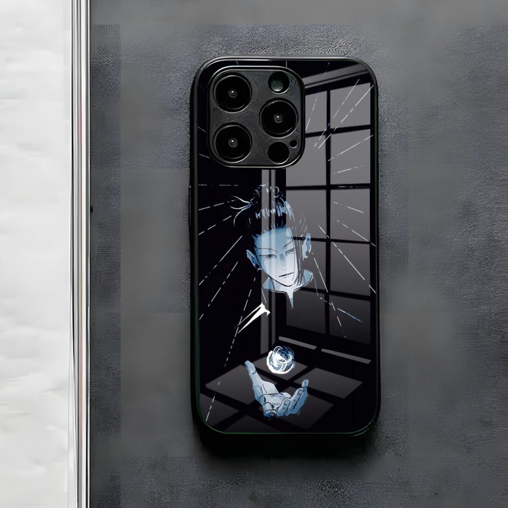 Geto S-Suguru Phone Case For IPhone 17 Air 16 E Pro Max 15 14 13 Mini 12 Pro 11 Max Plus Black Glass Cover