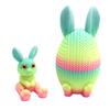 3D-печатная подвижная игрушка-яйцо Пасхального кролика, Креативный подарок, Украшение-яйцо кролика