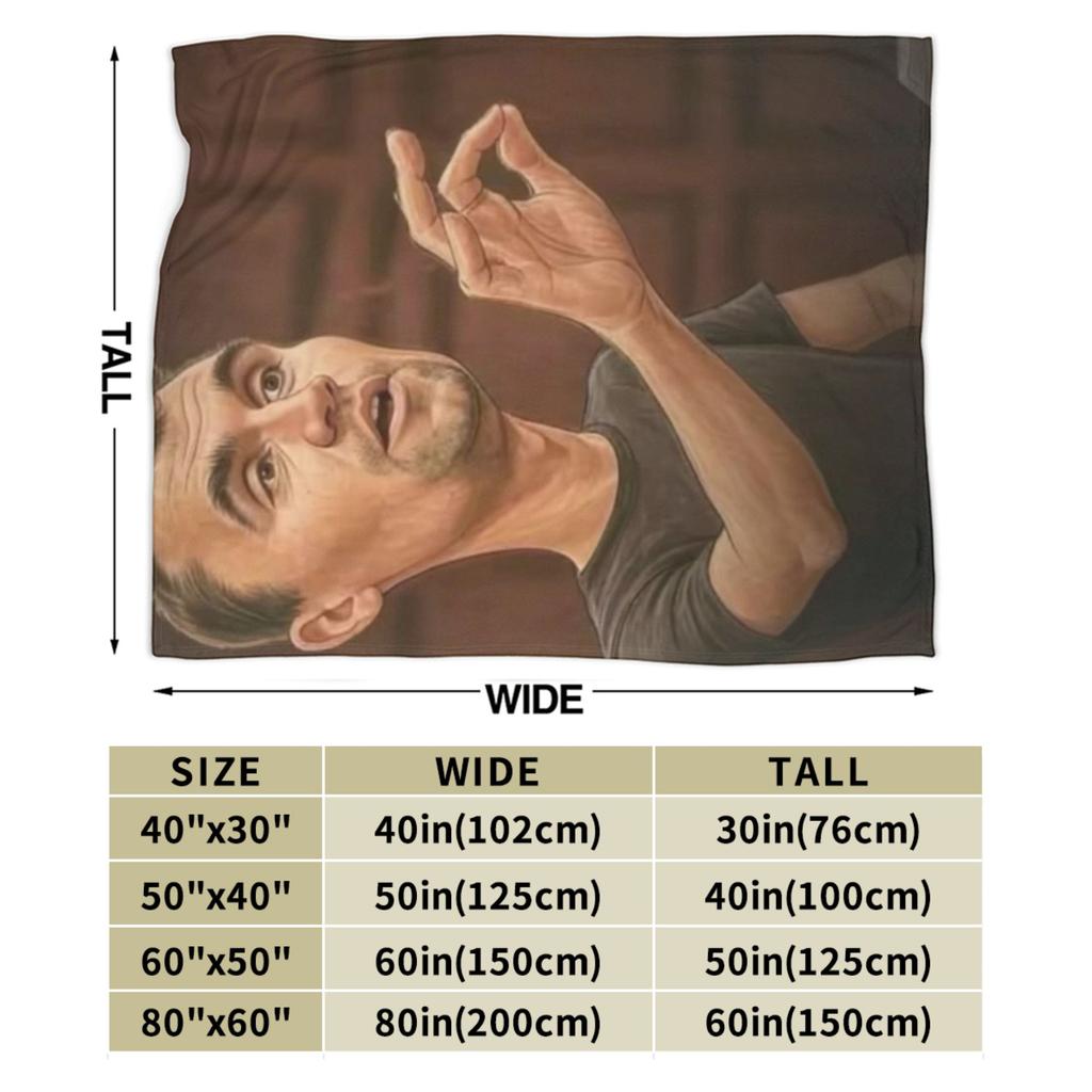 Charlie Kirk Gift Blanket For Men Women Super Soft Cozy Throw Blankets for Sofa 50x60 Inches Multi-size