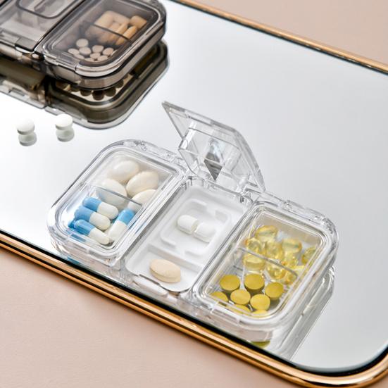 Экономия места в коробке для таблеток с помощью резака для ПК. Держатель для витаминов. Органайзер для таблеток для общежития.