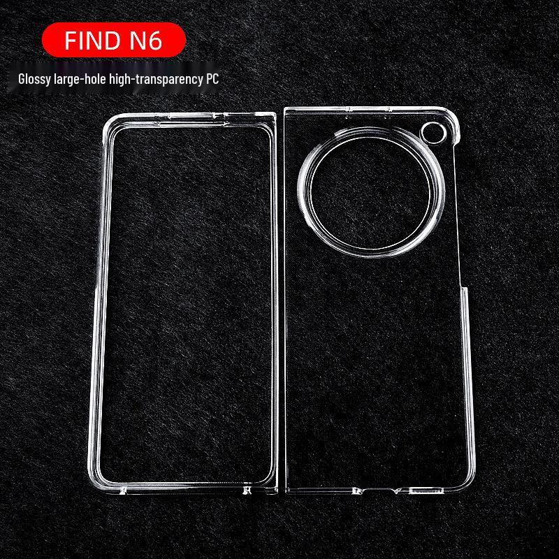 Магнитный прозрачный чехол от падения для OPPO Find N6 Foldable