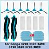 Compatible For Cecotec Conga 3290 3390 3490 3590 3690 3790 3890 Ultra Spare Parts Main Roller Side Brush HEPA Filter Mop Cloths