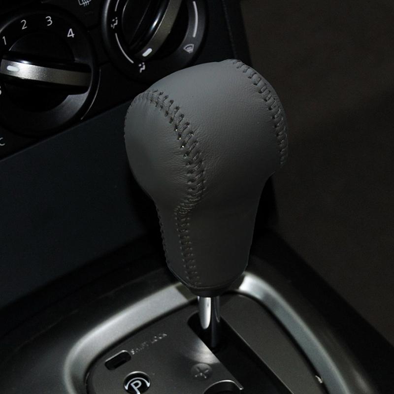 Автомобильный чехол для ручки переключения передач для Nissan Qashqai 2008-2015 X-Trail 2008-2013, кожаный чехол для ручки переключения передач, рычаг переключения передач