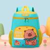 New cute kapibara backpack spine protection burden reduction breathable children's backpack factory direct sales children's backpack