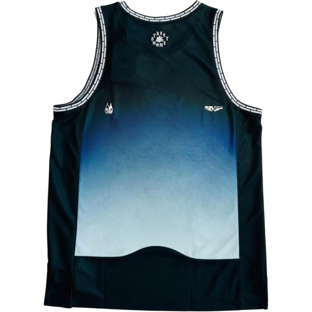 Li Ning Anti-Five Series круглый вырез пуловер повседневный градиент баскетбольный жилет мужские жилеты черный AAYT605-1