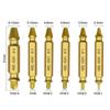 6pcs Damaged Screw Extractor Drill Bit Broken Speed Out Bolt Stud Remover Tool