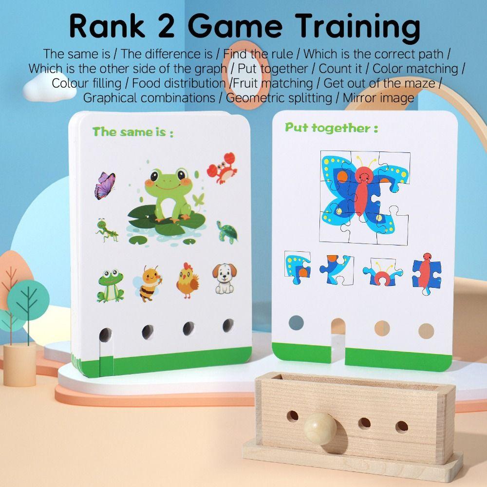 Montessori English Logic Key Puzzle Game Early Educational Key Thinking Puzzle Toy  Birthday Gifts