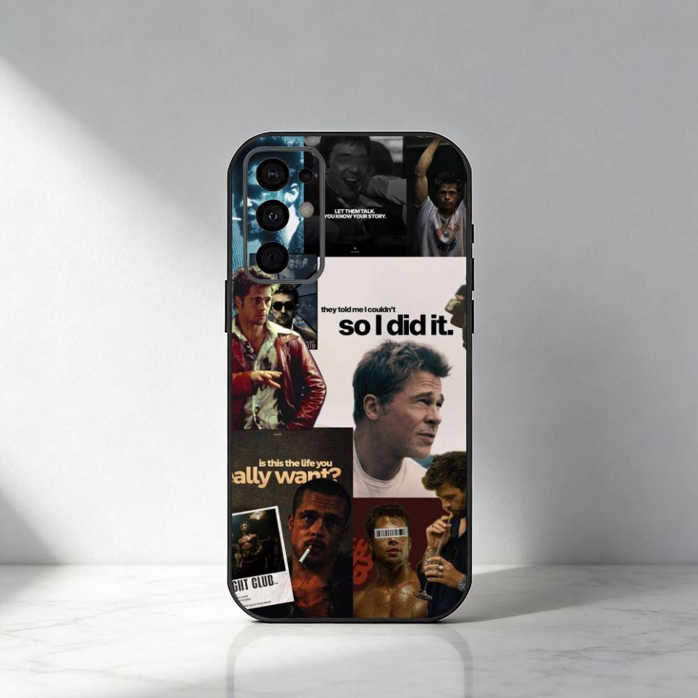 Чехол для телефона с изображением Брэда Питта Для Samsung S25,S24,S21,S22,S23,S30,Ultra,S20,Plus,Fe,Note,5G Черный чехол