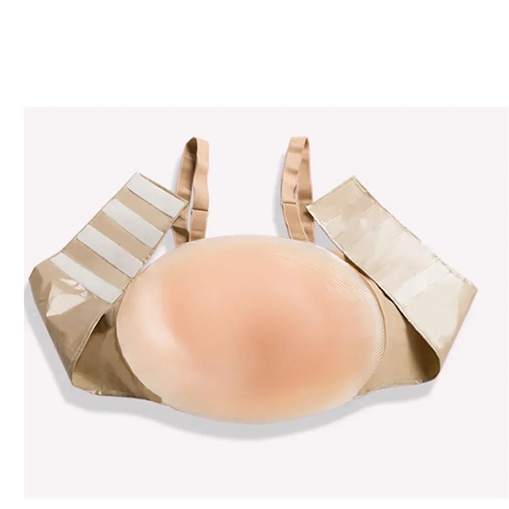 2-10Months Artificial Fake Silicone Belly Tummy Paunch abdomen False Pregnancy Crossdresser Halloween Spoof