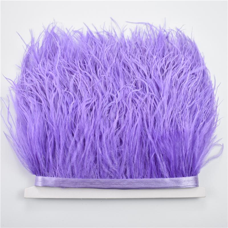 Перо 8-10 см Отделка страусиными перьями для шитья и рукоделия Черная перьевая бахрома для украшения юбки Натуральные перья Ленточная бахрома