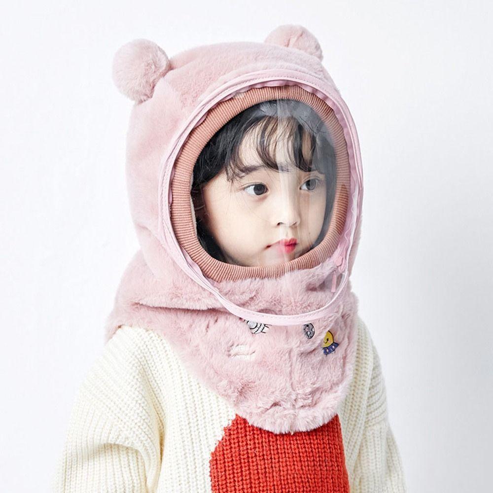 Winter Warm Thick Warm Cap Cotton Winter hat New Fur Windproof Hats  Children