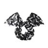 Elegant Halloween Hair Bow Star Spider Web Hair Tie Portable Bat Scrunchie  Cosplay