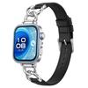 Металлическая цепь и ПУ-кожаный ремешок для часов Huawei Band 11 / 11 Pro / 11 Pro NFC