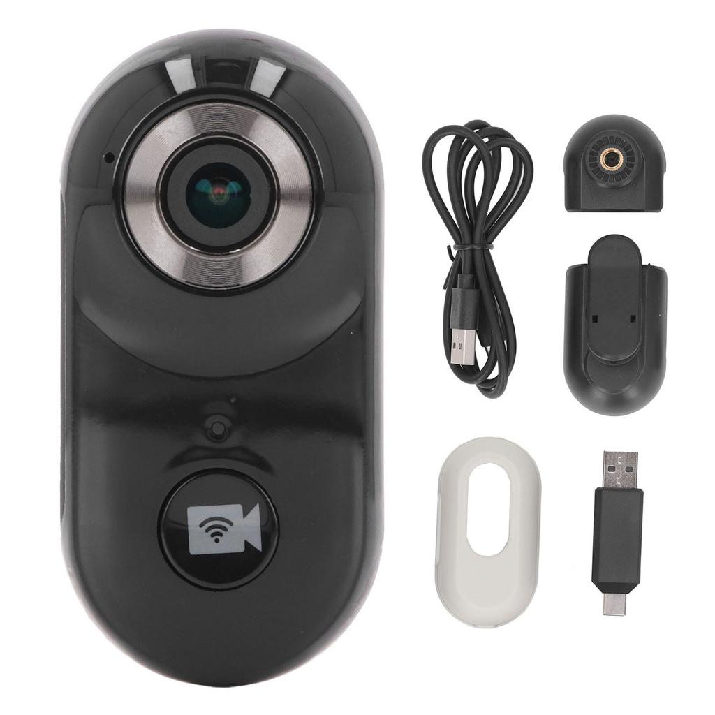 1080P Pet Camera Wireless WiFi Transmission Thumb Camera Magnetic Suction Sports Camera for Outdoor