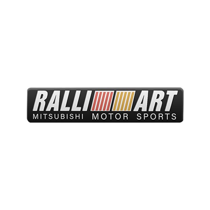 For Mitsubishi Ralliart Lancer 10 9 EX Outlander ASX L200 3D Aluminum Car Stickers Emblem Body Rear Trunk Tail Decal Accessories