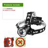Rechargeable LED Headlamp White Laser Powerful Headlight 3000M Long Shot Hand Lamps High Power Head Flashlight Fishing Lantern