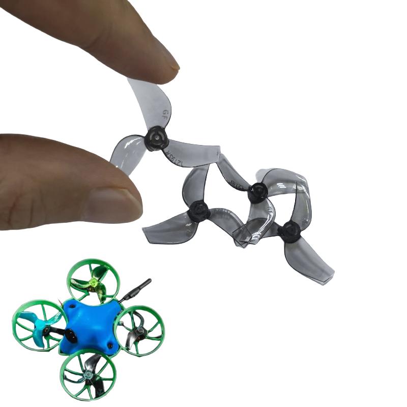 4 шт. 3-лопастных сверхлегких пропеллера CW CCW 1219S 31 мм для FPV Tinywhoop микро-дрона для мотора 0702 29000Kv DIY запчасть