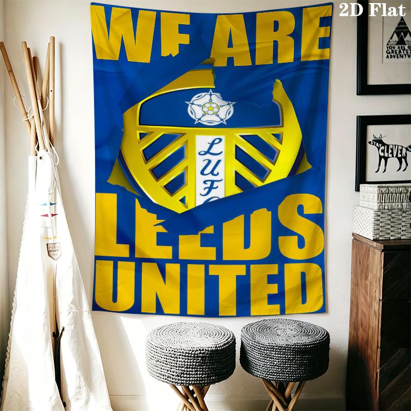 Стена Leeds United Настенный Гобелен Эстетичное Настенное Украшение Печатная Ткань Одеяло Декоративные Гобелены для Спальни Гостиной Домашний Декор