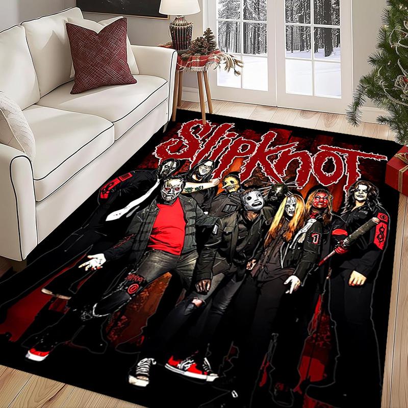 Slipknot: Chaos Rebellion carpet printing Suitable for all seasons Dormitory decoration Christmas gifts Bathroom mat