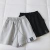 Женские спортивные шорты летние свободные покрой для бега повседневные А-силуэта широкие брюки с высокой талией утягивающие хлопковые брюки