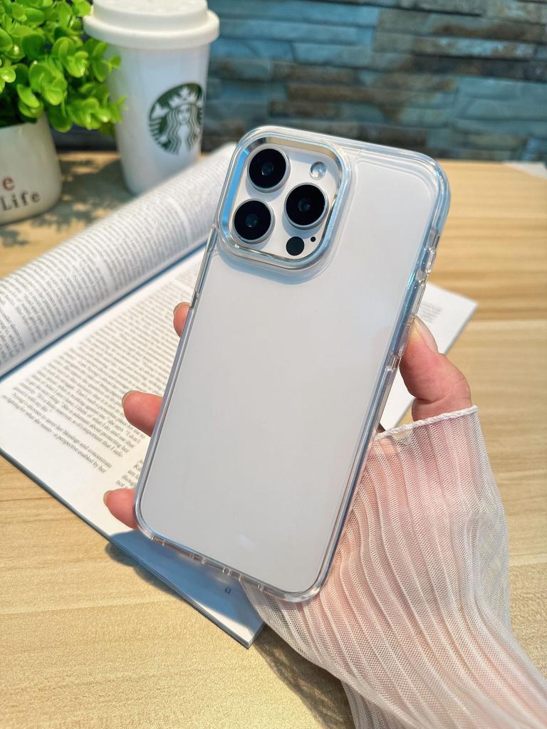 Подходит для iPhone 17 Pro, противожелтеющий чехол Bayer для мобильного телефона, устойчивый к царапинам, 2,5 мм, противоударный, два в одном, Apple 16 PM
