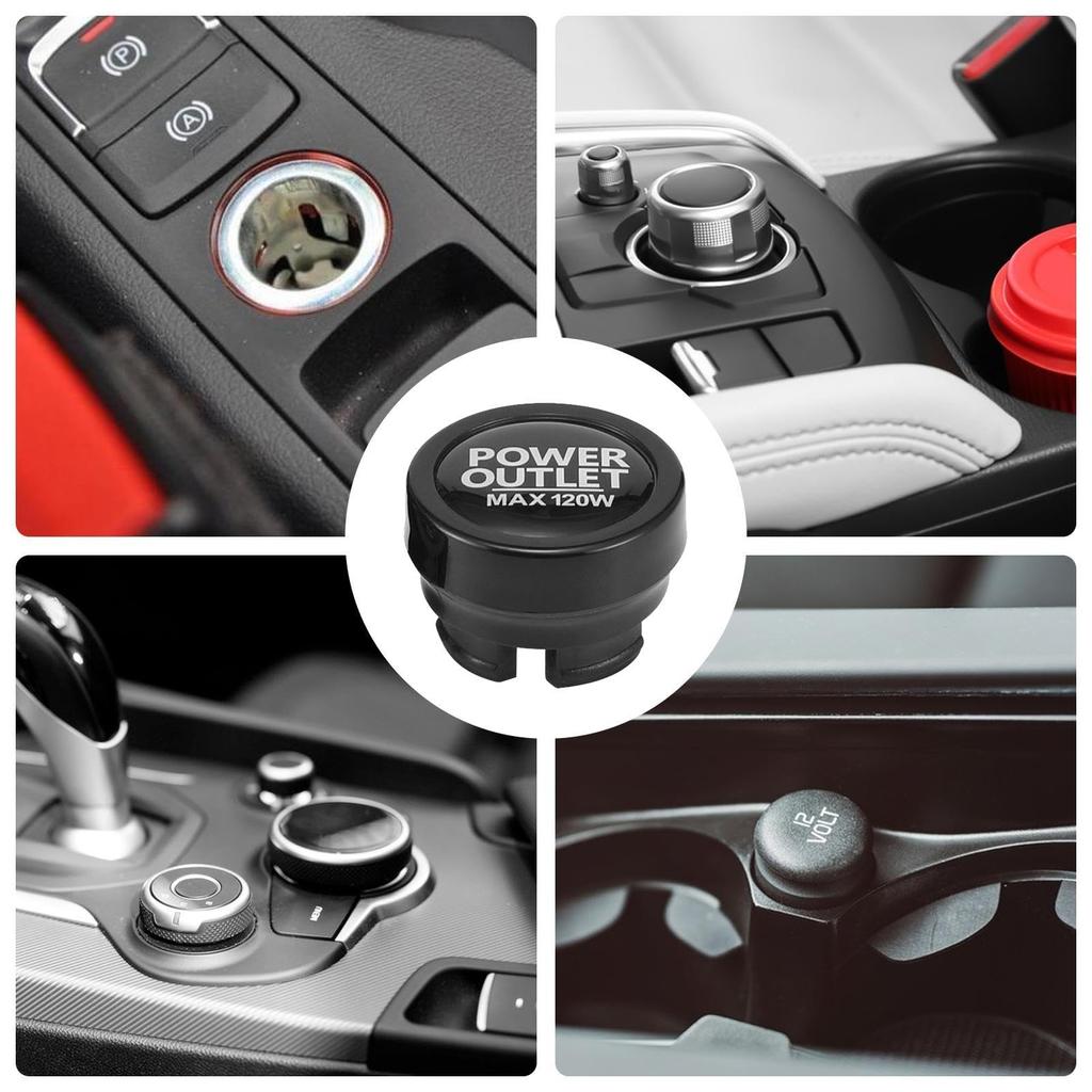 Cigarette Lighter Plug Cover Dustproof Cigarette Lighter Socket Cover Cap Car Cigarette Lighter Dust