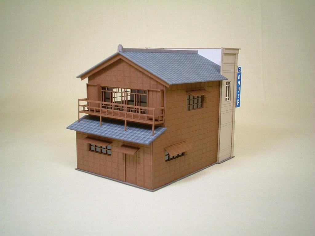 Бумажный макет Sankei Scenery Corner Серия 1/87 Магазин-2 MK05-06