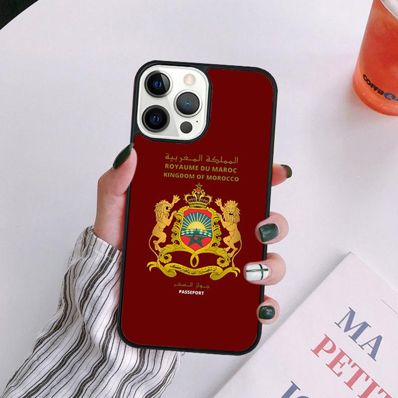 Morocco Flag Phone Case For iPhone 17 Air 14 13 12 16Pro Max 15 Plus Cover Shell Max coque