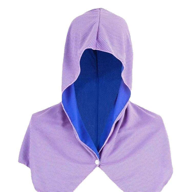 Ultra-Cool Summer Shawl: High-Tech Fiber, UV Protection, Breathable Headscarf