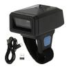 1D Wireless Ring Barcode Scanner 2.4G Bluetooth USB Portable Wearable Mini Finger Bar Code Reader