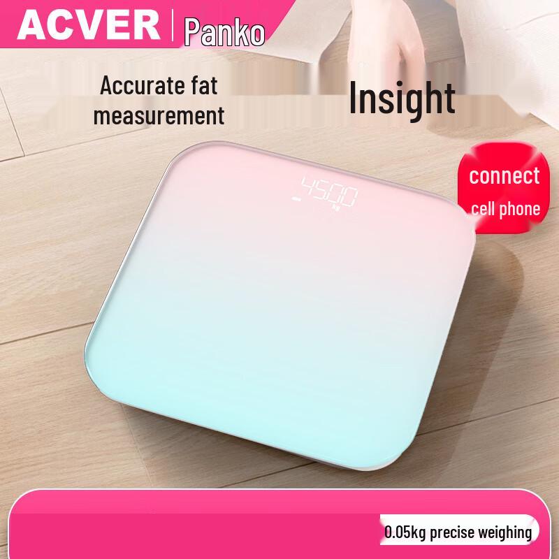 ACVER Умные Bluetooth весы для измерения жировой массы тела