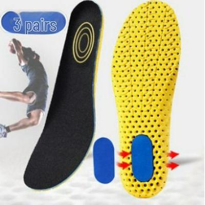 Улучшенные дышащие спортивные стельки: Амортизация и впитывание пота для баскетбола и бега