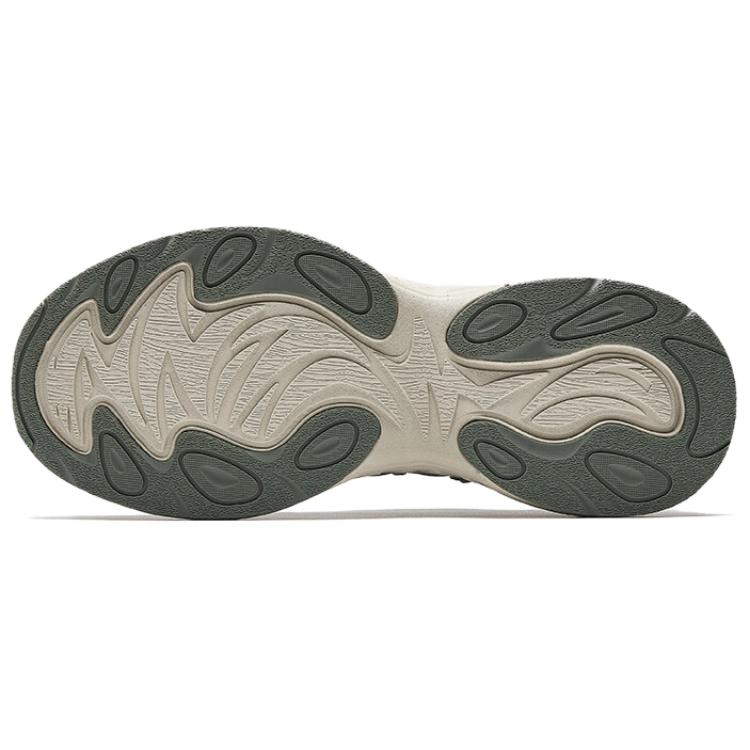 Anta Meteor 3 Comfortable Fashion Low-Top Dad Shoes Unisex Sneakers Gray Green 112538851-3