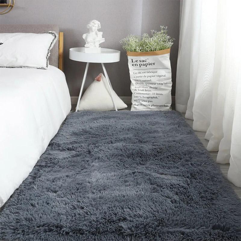 Ковер Спальня Прикроватный Ковер Плюшевый Гостиная Полный Коврик Девушка Ins Комната Грязный Ковер Диван Ковер Теплая Подушка Большой Площади