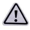 Triangle Exclamation Mark Reflective Warning Sign Car Sticker Night Driving Safety Reflective sticker for Car Anti-Collision