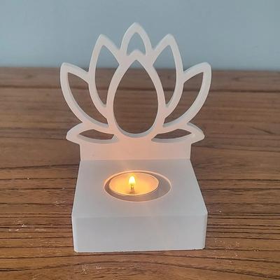 Полый лотос подсвечник силиконовые формы DIY Eid Рамадан декор цветок лотоса гипс ароматерапия мыло смола свеча силиконовая форма