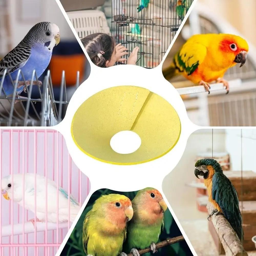Breathable Protective Cone Collar Bird Collar Vest Budgerigar Lovebird Cockatiel Bird Cockatoo