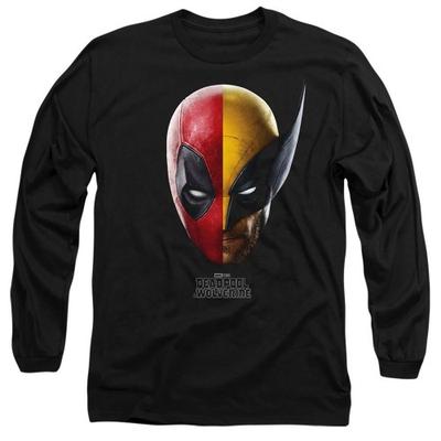 Унисекс футболка для взрослых Deadpool & Wolverine с портретом Дэдпула и Росомахи